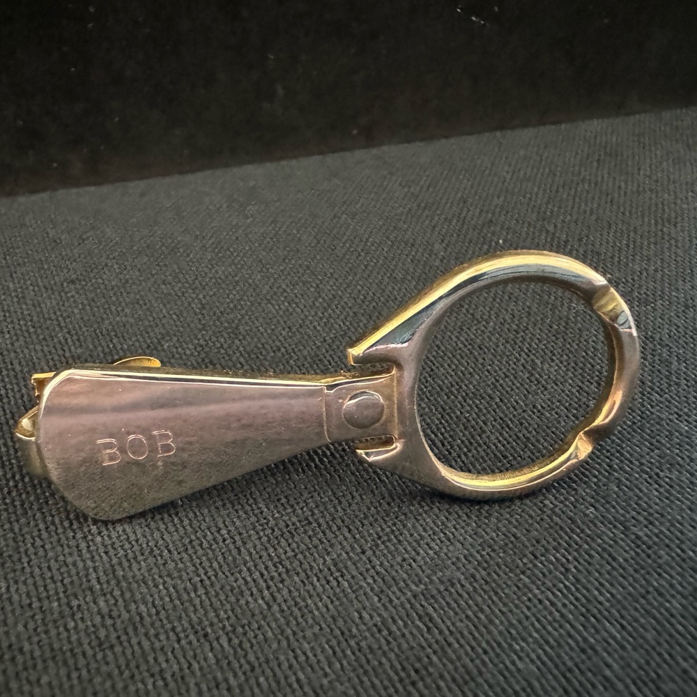 Vintage Beer Can Pull Tab Tie Bar Clip